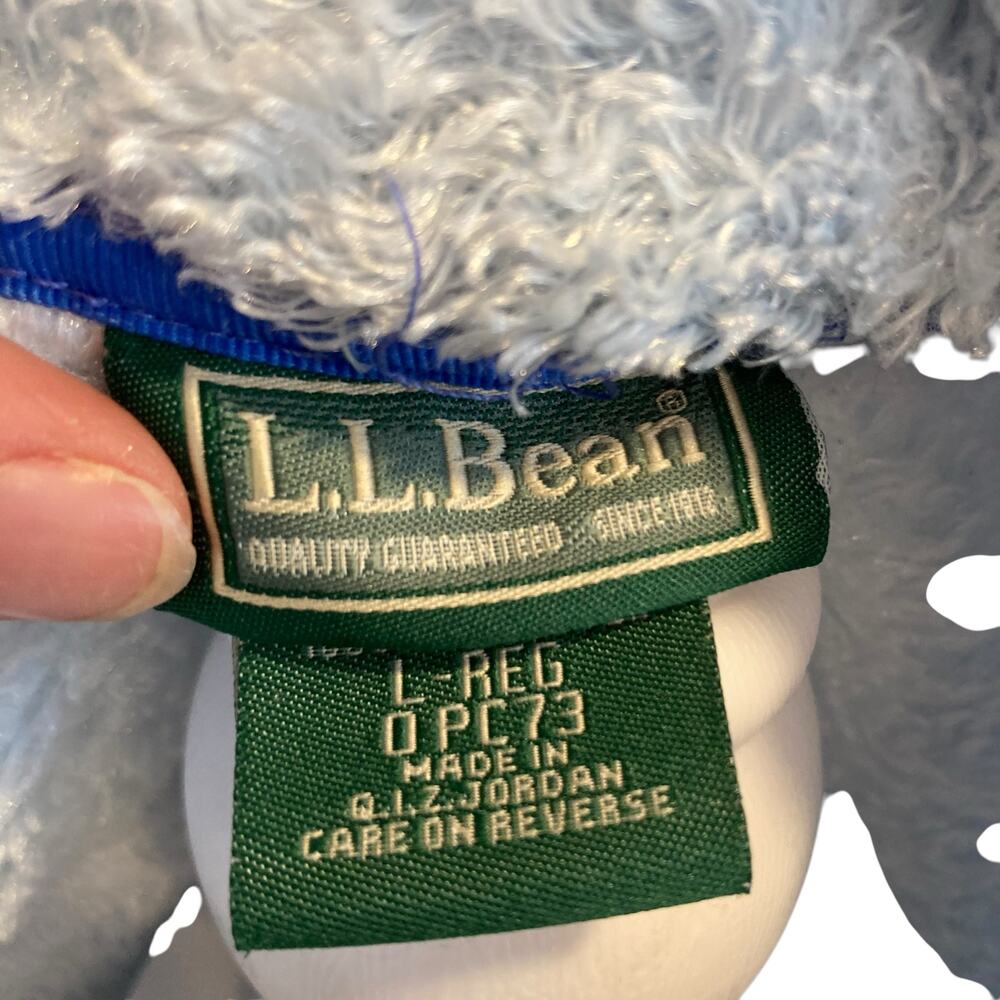 L.L.Bean Vintage Light Blue Fleece Jacket Women’s Size L Regular - Picture 4 of 16